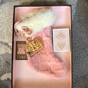 Mini Juicy Couture stocking.